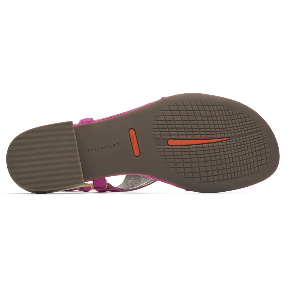 Rockport Sandaler Dam Rosa - Total Motion Zosia Thong - UHVQW5468